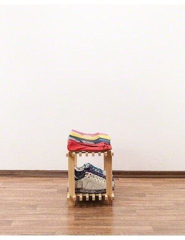 Stojaki na obuwie/ stojaki na buty/ półka RBO - Dwupiętrowy regał na obuwie ▪ RBO-2 ▪ Naturalne drewno sosnowe - product 9