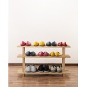 Drewniany stojak na buty ▪ 3 poziomy ▪ RBO-3 ▪ Naturalny