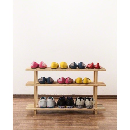 Drewniany stojak na buty ▪ 3 poziomy ▪ RBO-3 ▪ Naturalny