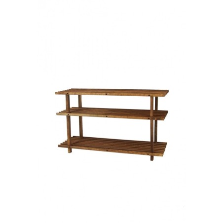 Drewniany stojak na buty ▪ 3 poziomy ▪ RBO-3 ▪ Naturalny