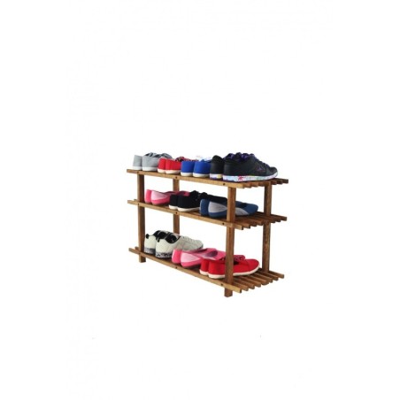 Drewniany stojak na buty ▪ 3 poziomy ▪ RBO-3 ▪ Naturalny