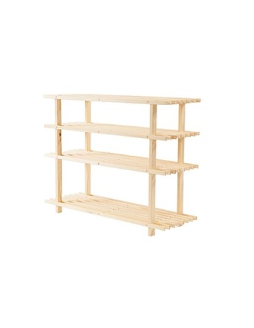 Drewniany stojak na buty 4 poziomy RBO-4 Naturalny