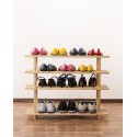 Drewniany stojak na buty 4 poziomy RBO-4 Naturalny