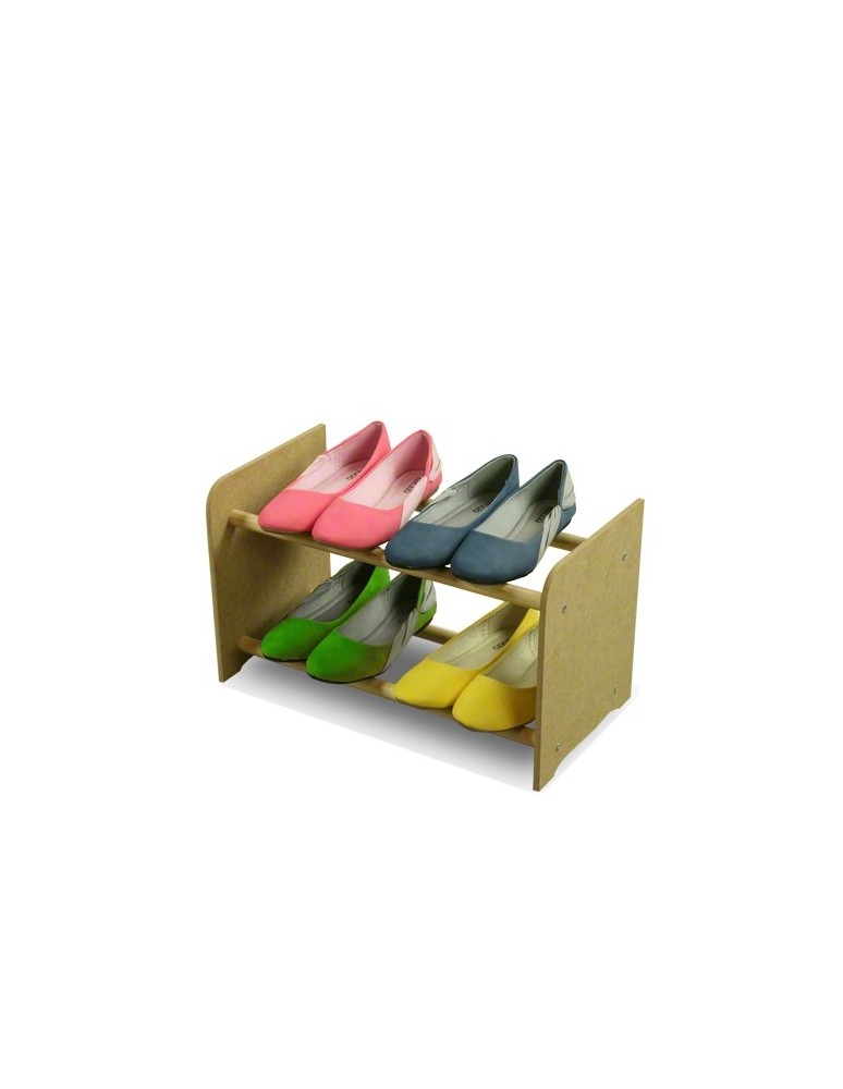 Regały na buty/ szafki otwarte RBS - Regał na buty RBS-2-45 sosna - produkt MODO24.PL 1