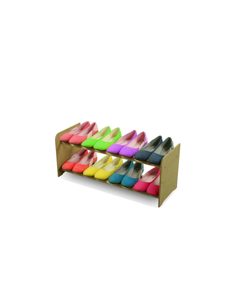 Regały na buty/ szafki otwarte RBS - Regał na buty RBS-2-65 sosna - produkt MODO24.PL 1