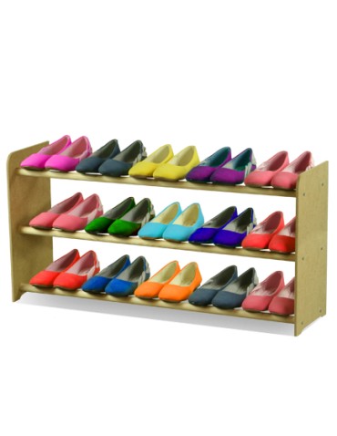 Regał na buty RBS-3-90 sosna