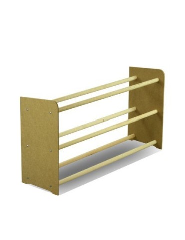 Regały na buty/ szafki otwarte RBS - Regał na buty RBS-3-90 sosna - product 3