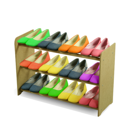 Regał na buty RBS-3-65 sosna