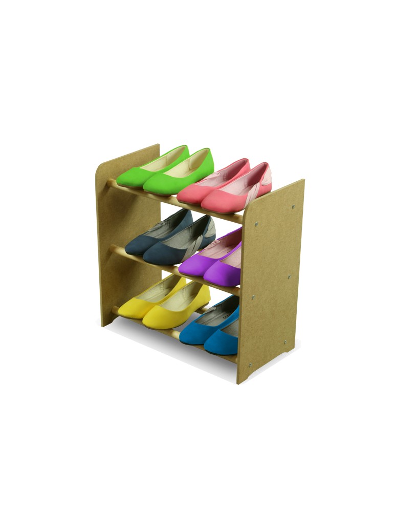 Regały na buty/ szafki otwarte RBS - Regał na buty RBS-3-45 sosna - produkt MODO24.PL 1