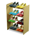 Regał na buty RBS-4-45 sosna