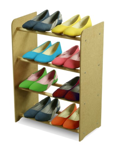 Regał na buty RBS-4-45 sosna