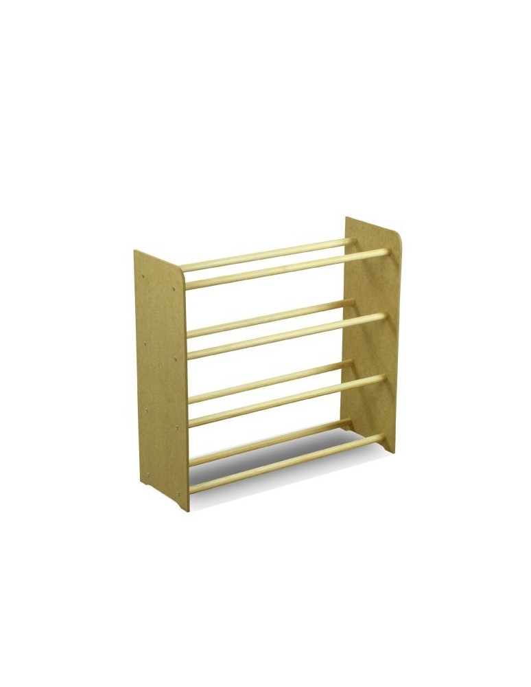 Regały na buty/ szafki otwarte RBS - Regał na buty RBS-4-65 sosna - product MODO24.PL 3