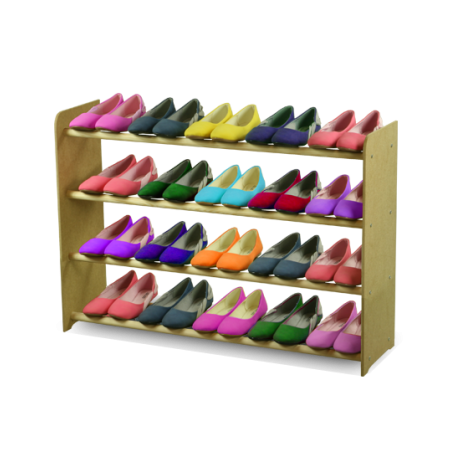 Regał na buty RBS-4-90 sosna