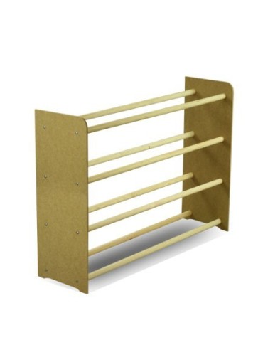 Regały na buty/ szafki otwarte RBS - Regał na buty RBS-4-90 sosna - product 3