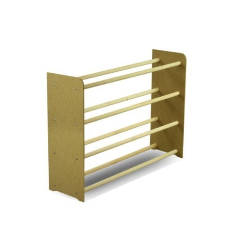 Regał na buty RBS-4-90 sosna