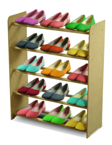 Regał na buty RBS-5-65 sosna