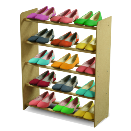 Regał na buty RBS-5-65 sosna