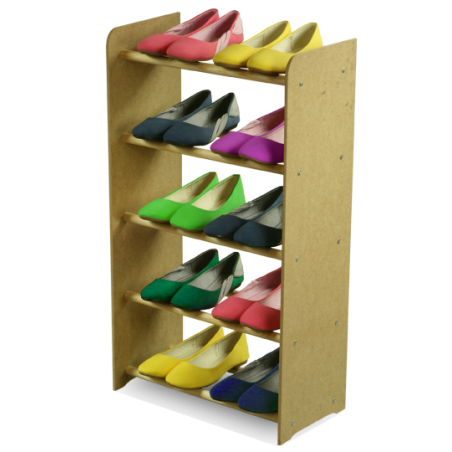 Regał na buty RBS-5-45 sosna