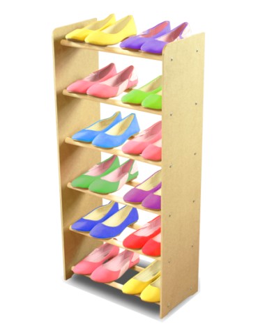 Regał na buty RBS-6-45 sosna
