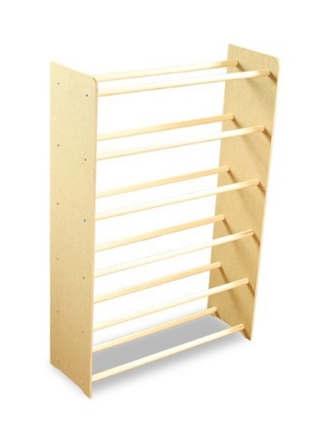Regały na buty/ szafki otwarte RBS - Regał na buty RBS-6-65 sosna - product 3