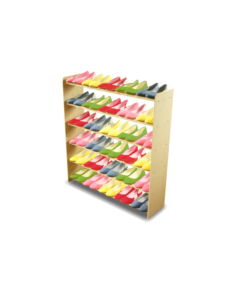 Regały na buty/ szafki otwarte RBS - Regał na buty RBS-6-90 sosna - produkt MODO24.PL 1