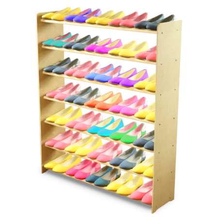 Regał na buty RBS-7-90 sosna