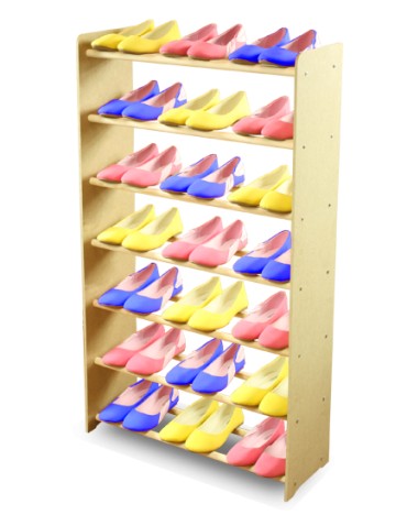 Regał na buty RBS-7-65 sosna