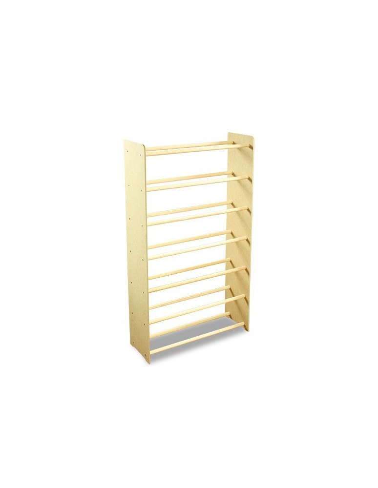 Regały na buty/ szafki otwarte RBS - Regał na buty RBS-7-65 sosna - product MODO24.PL 2