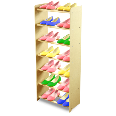 Regał na buty RBS-7-45 sosna