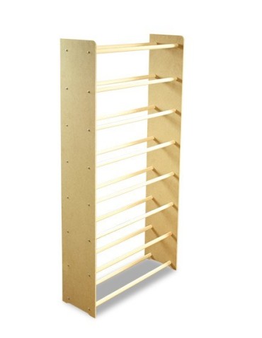 Regały na buty/ szafki otwarte RBS - Regał na buty RBS-8-65 sosna - product 3