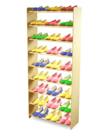 Regał na buty RBS-9-65 sosna