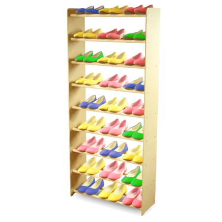 Regał na buty RBS-9-65 sosna