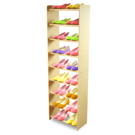 Regał na buty RBS-9-45 sosna