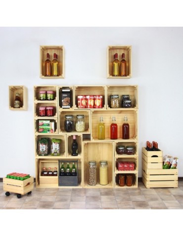 Skrzynie i ławki - Skrzynka sosnowa SD-3-30x20 surowa - product 8