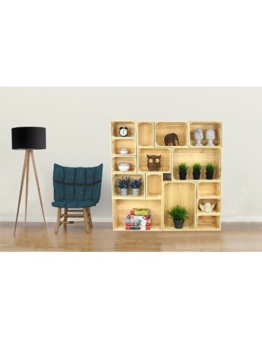 Skrzynie i ławki - Zestaw 4 skrzynek surowych SD-3-40x30 - product 2