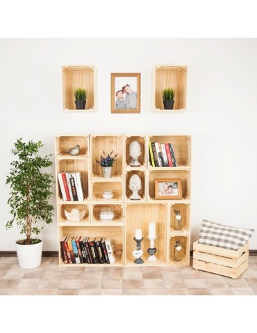 Skrzynie i ławki - Zestaw 4 skrzynek surowych SD-3-60x40 - product 4