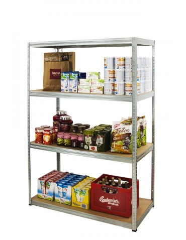 Regał metalowy Helios 180x120x35_4_Z - 175 kg / na półkę