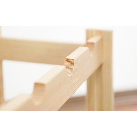 Sosnowy regał na wino RW-1-12 ▪ Naturalne drewno