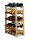 Sosnowy regał na wino RW-1-20 ▪ Naturalne drewno