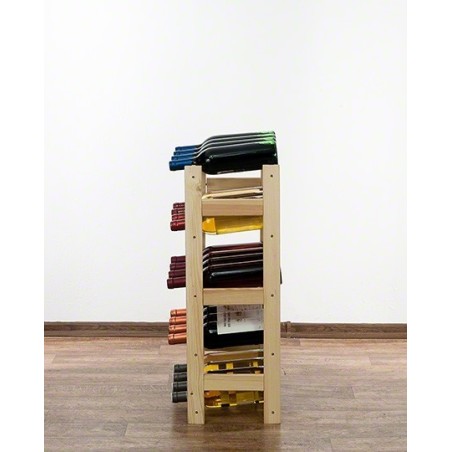 Sosnowy regał na wino RW-1-20 ▪ Naturalne drewno