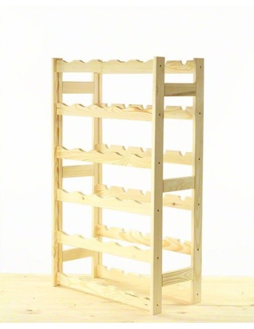 Sosnowy regał na wino RW-1-30 ▪ Naturalne drewno - product 2