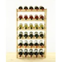 Sosnowy regał na wino RW-1-30 ▪ Naturalne drewno