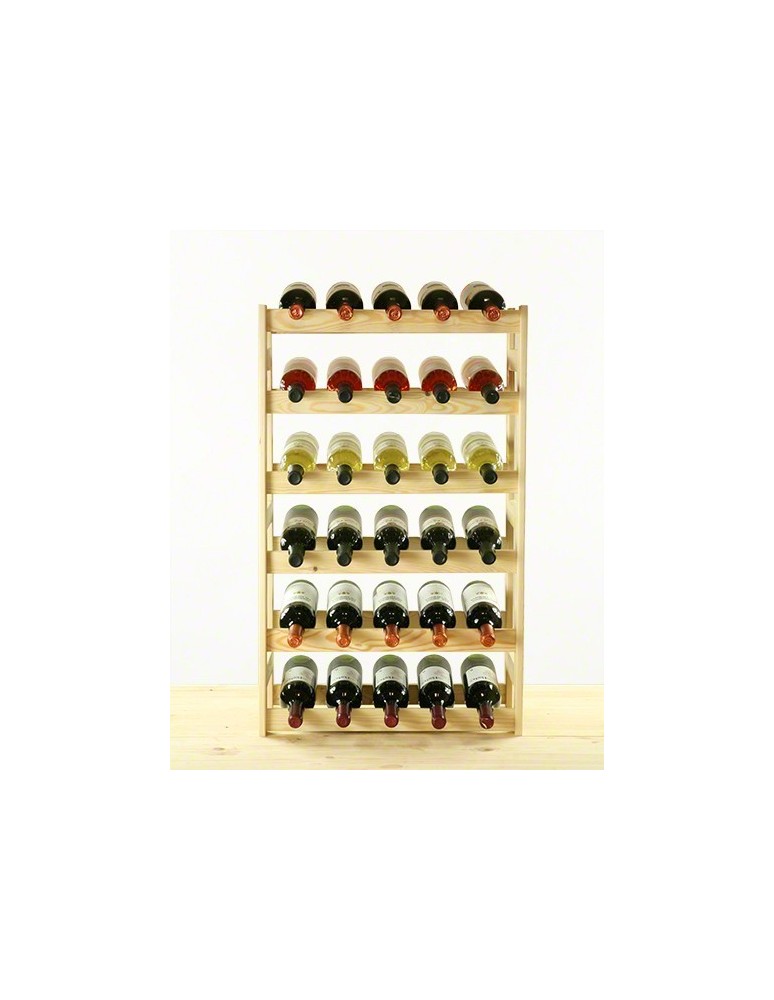 Otwarte regały alkoholowe RW-1 - Sosnowy regał na wino RW-1-30 ▪ Naturalne drewno - product MODO24.PL 12