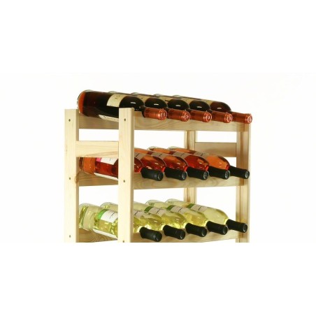 Sosnowy regał na wino RW-1-30 ▪ Naturalne drewno