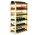Sosnowy regał na wino RW-1-30 ▪ Naturalne drewno