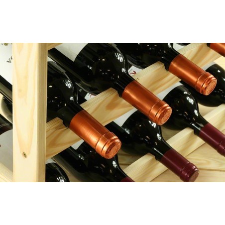 Sosnowy regał na wino RW-1-30 ▪ Naturalne drewno
