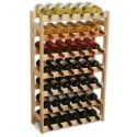 Sosnowy regał na wino RW-1-42 ▪ Naturalne drewno