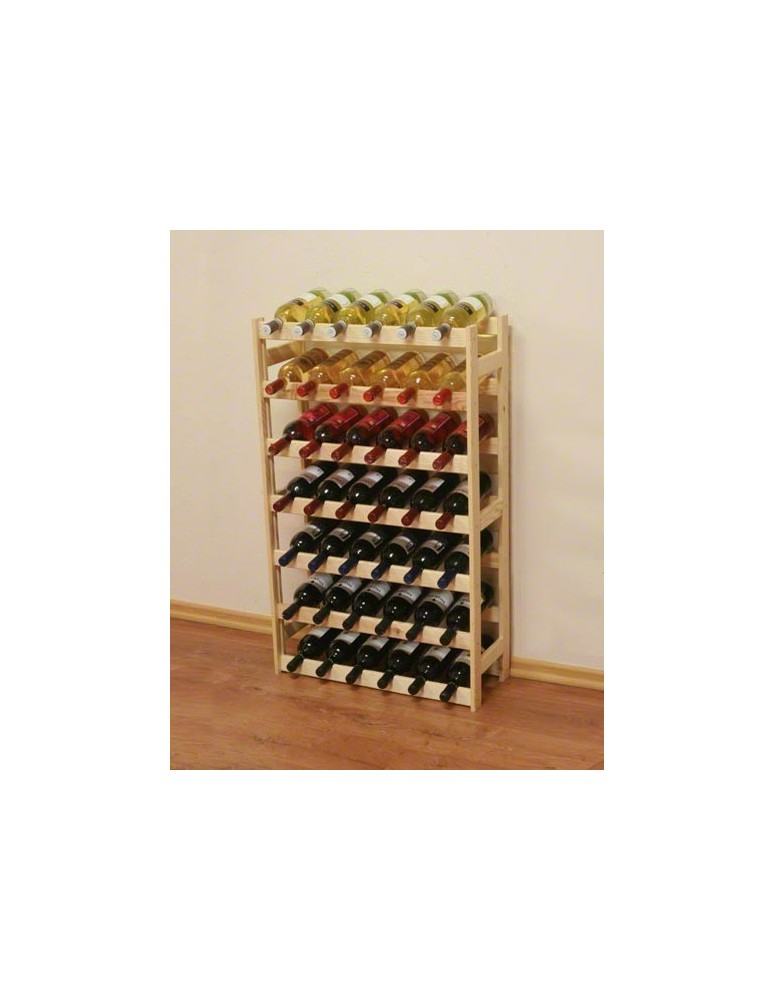 Otwarte regały alkoholowe RW-1 - Sosnowy regał na wino RW-1-42 ▪ Naturalne drewno - product MODO24.PL 7