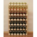 Sosnowy regał na wino RW-1-42 ▪ Naturalne drewno