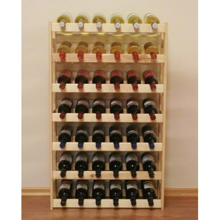 Sosnowy regał na wino RW-1-42 ▪ Naturalne drewno